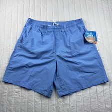 COLUMBIA PFG Backcast III Water Shorts Men's M Inseam 8" Lined UPF 50 Blue NWT