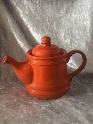 Mid Century rote Teekanne jugoslawisch KiL 70er Jahre Slowenische Keramik Vintage groß 