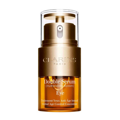 Clarins DOUBLE SERUM EYE | Anti-Aging Eye Treatment | Visibly Smoothes, Firms, H