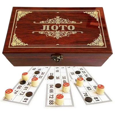 Russisches Lotto Loto Bingo Familienspiel Tischspiel Brettspiel Русское лото - Bild 1 von 2