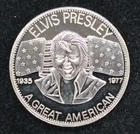 The Oregon Mint Limited Edition Elvis Presley 1 OZ .999 Silver Commemorative