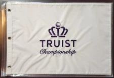 Truist Championship (Quail Hollow Club) Logo Embr Flag: Sepp Straka, AmEx, Ryder