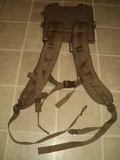USMC Issue Coyote Filbe Main Pack Shoulder Straps W/ Quick Release Lower Straps