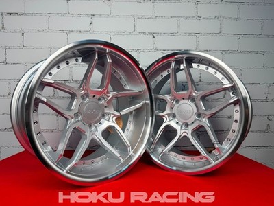 4X 18'' AC Schnitzer style HX030 5X120 wheels Silver for BMW E34 E38 E39 E60