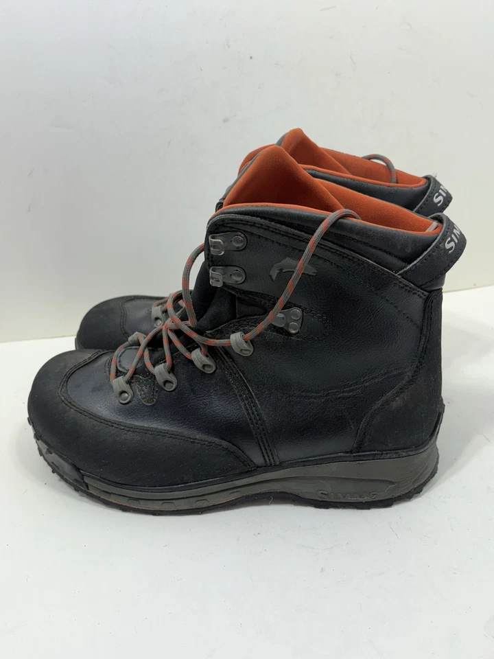 Men's Simms Freestone Wading Boots Lace-Up Vibram Soles Fly Fishing Size 11 - Image 3 of 4