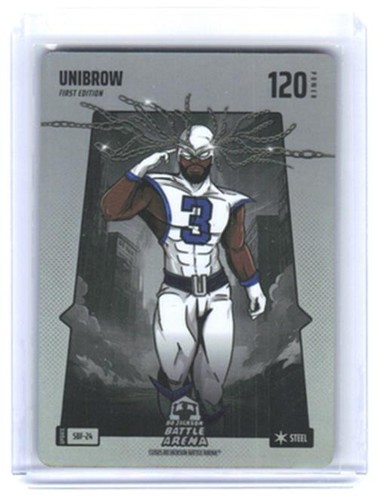 Bo Jackson Battle Arena - Unibrow STEEL Silver Battlefoil -SBF-24