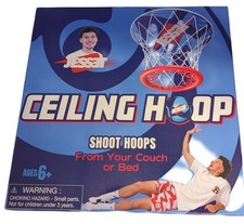 Jesser Ceiling Basketball Hoop Indoor 2 Exclusive 5" Balls Bedroom Dorm
