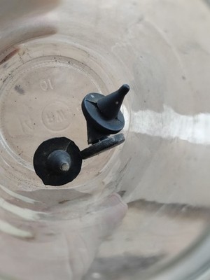 NOS 1951 Kaiser Hood Bumper Stops (3)