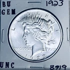 1923 P BU GEM PEACE SILVER DOLLAR UNC MS+++ U.S. MINT RARE COIN 8919