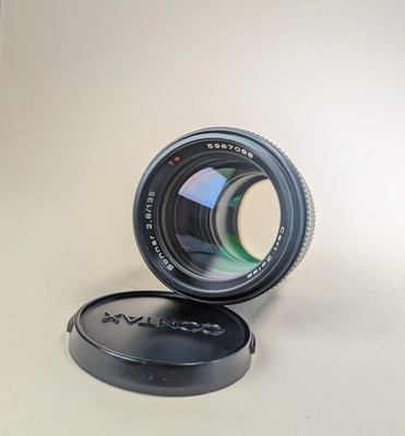Carl Zeis Sonner 135㎜ f2.8 CONTAX CONTAX Carl Zeiss Sonnar T* 135mm F2.8 MMJ Near MINT W/Hood MF