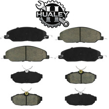 8Pcs Front Rear Disc Ceramic Brake Pads D1081 D1082 For Ford Mustang 2005-2010