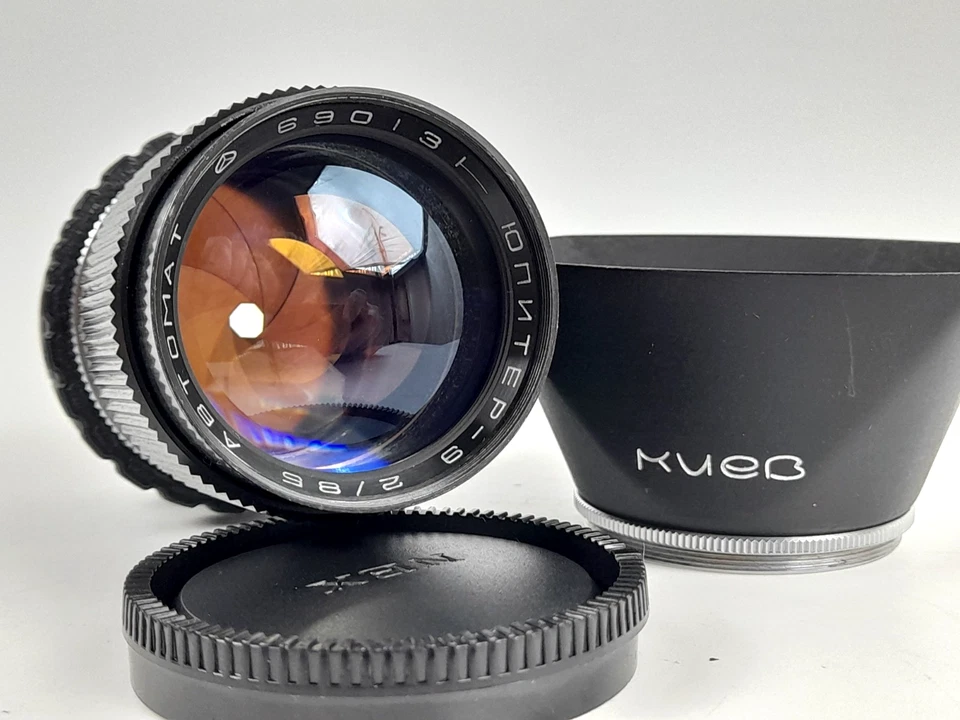 JUPITER-9 85mm f/2 Automat BLACK ARSENAL UKRAINE Carl Zeiss Sonnar DESIGN EX!!! - Image 3 of 4