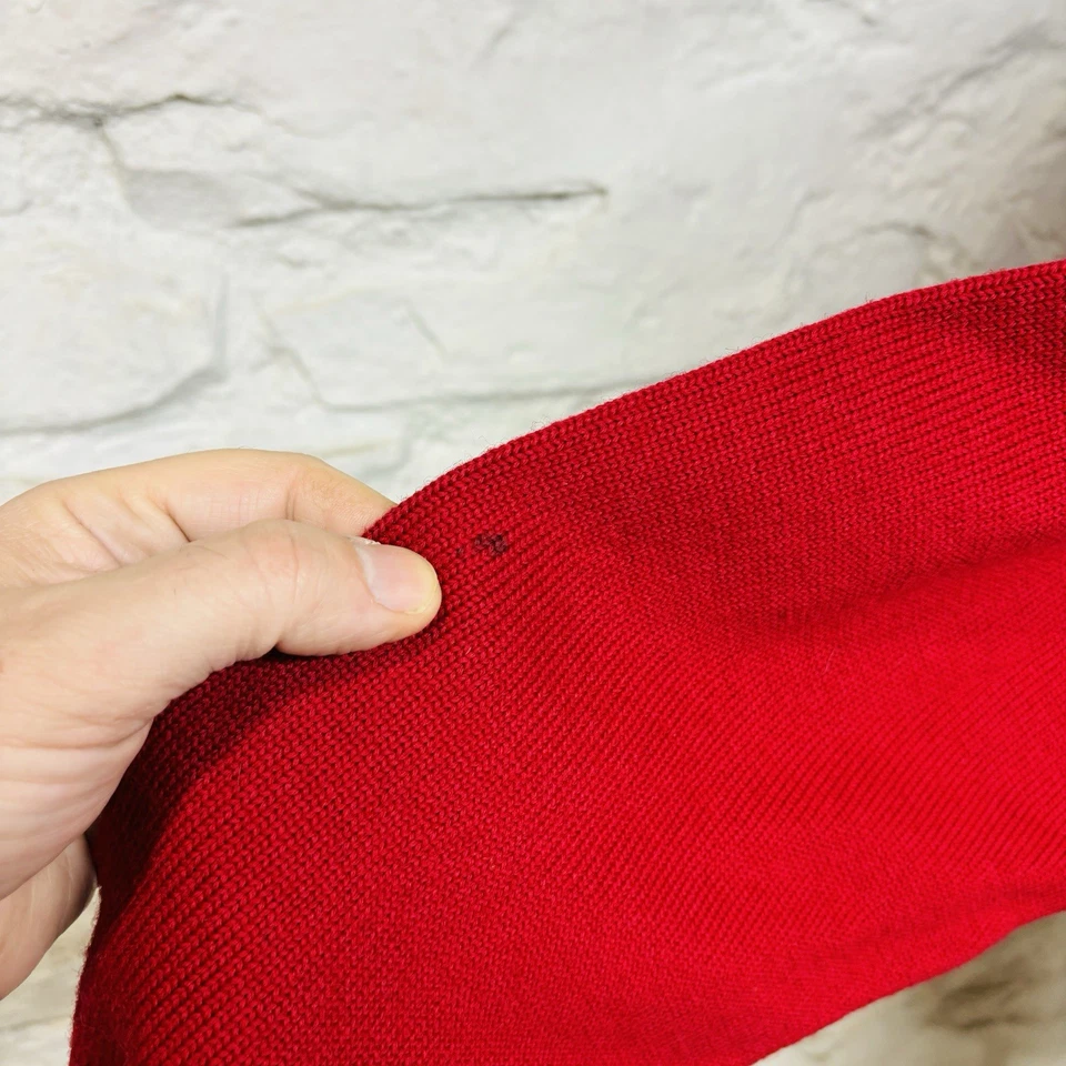 Cárdigan tejido arena vintage años 40 50 Kansas University Jayhawks lana letterman Foto 3 de 4