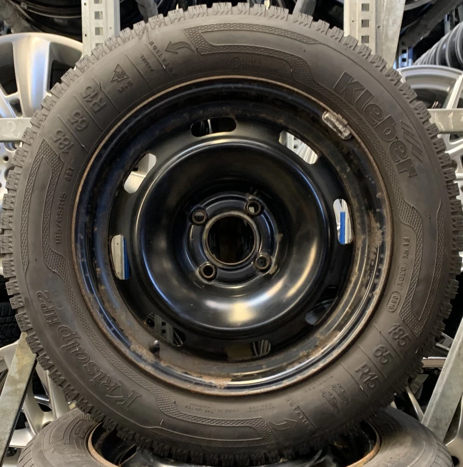 4x Original Citroen Winterräder 185/65 R15 88T - für C3 II C4 Cactus 207 1912 - Bild 2 von 4