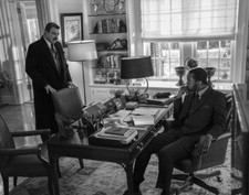 Blue Bloods Unsigned BLACK AND WHITE photo - Tom Selleck and Ato Essandoh *B67