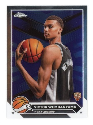 2023-24 Topps Chrome #1 Victor Wembanyama RC Rookie
