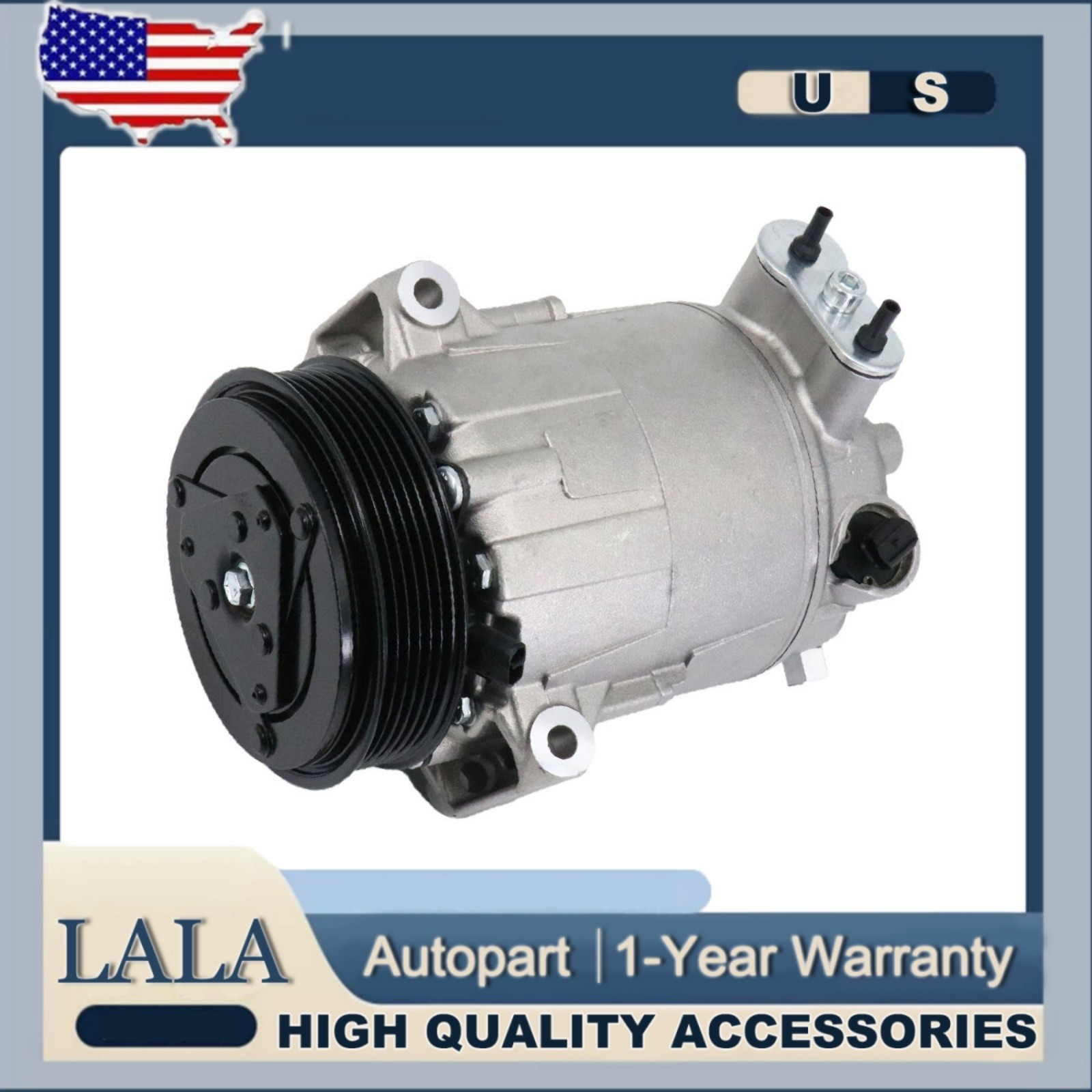 A/C Compressor 333332 Fits Maserati Ghibli newer Quattroporte Levante 3.0L Only