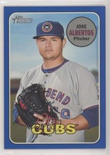 2018 Topps Heritage Minor League Edition Blue /99 Jose Albertos #47 2p7