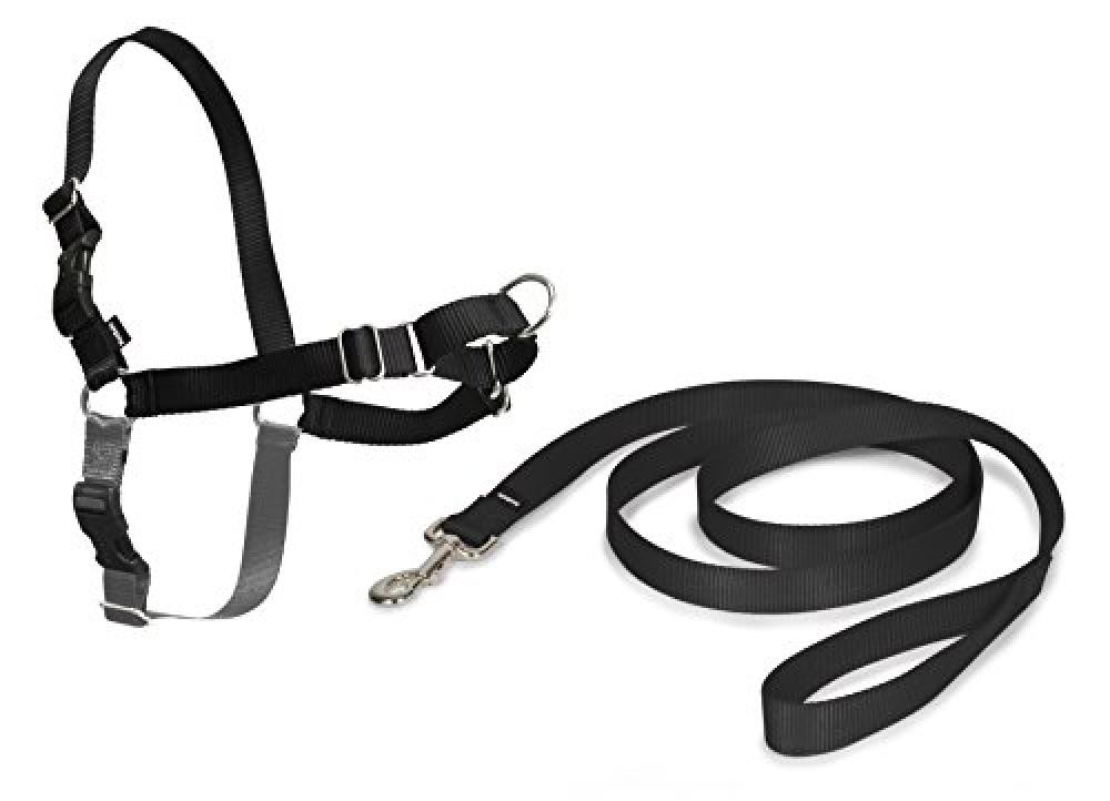 (TG. large) PetSafe Easy Walk Harness - Large - Nero e Grigio - NUOVO
