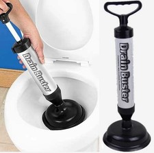 Powerful Drain Buster Unblocker Plunger Toilet Clog Remover Rubber Sucker