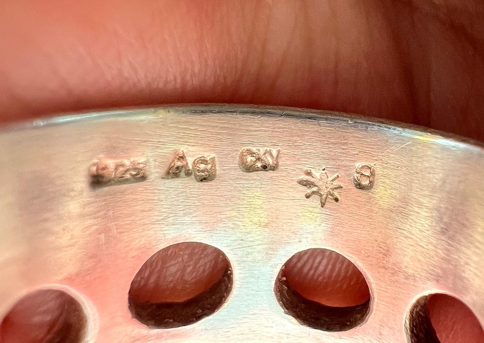 Solid Silver Crown Ring 925 Look Gothic Vintage E… - image 8