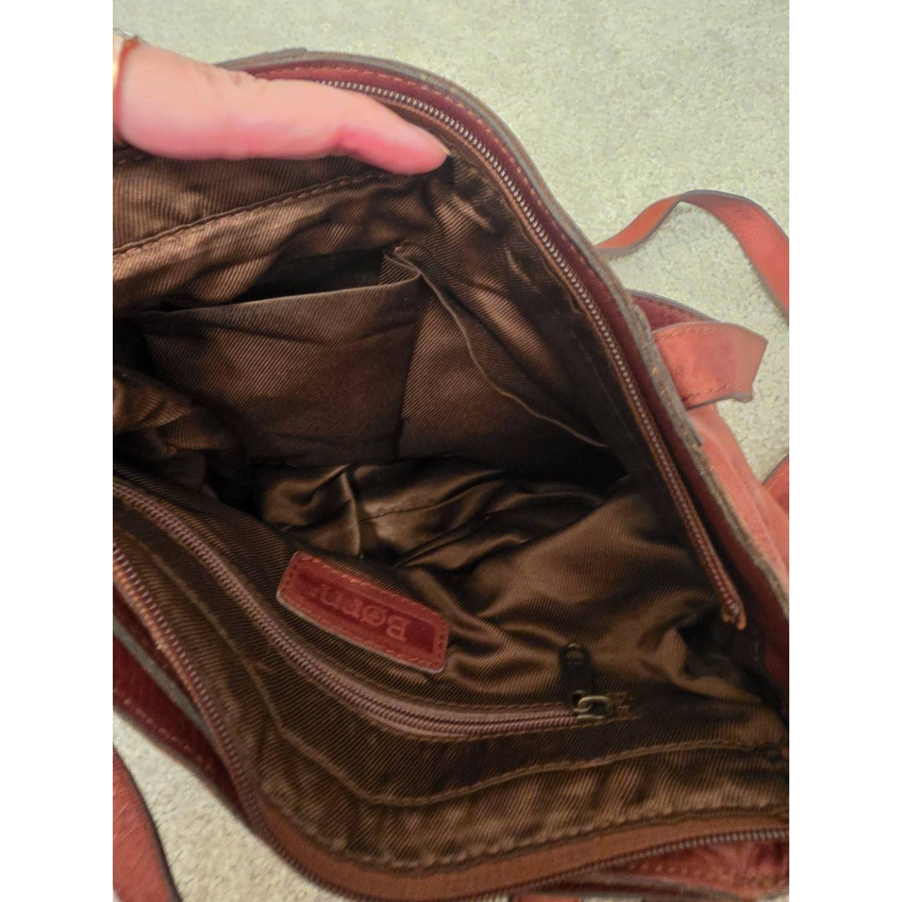 Born Brown Adjustable Shoulder Strap Handles Leat… - image 7