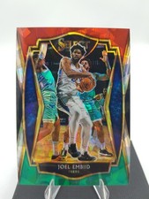 Joel Embiid #120 Select Red White Green Ice Holo Premier Level NBA Card