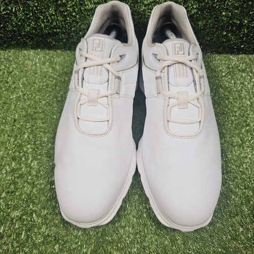 FootJoy Pro SL 53070 White Leather Spikeless Athletic Golf Sneakers Mens 11.5 W - Picture 2 of 10