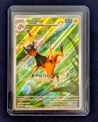 Pokémon Heliolisk Illustration Rare Full Art Holo 177/167 Sv06 Twilight Masq EN