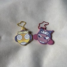 Keroro Gunsou Sanrio Characters Pompompurin Kuromi Rubber Mascot Keychain Set