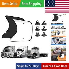 2PCS 23'' 21.6'' Side Window Shades for Semi Truck/Heavy Duty Truck - Freight...