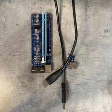 PCIe 1x auf 16x Riser Karte Adapter | PCE164P...