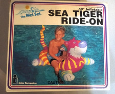 Intex The Wet Set Sea Tiger Ride-On Inflatable Pool Float Toy New In Box
