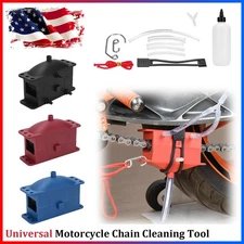 Universal Chain Lube Brush Cleaning Tool Kit For Chain Drive Motorcycles