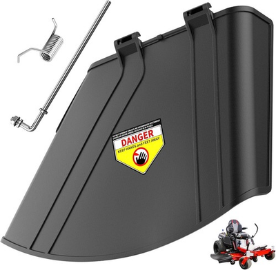 #ad Discharge Deflector Chute Replaces 138 7502 42quot; 50quot; 54quot; Mower Deck w Rod Spring $46.38