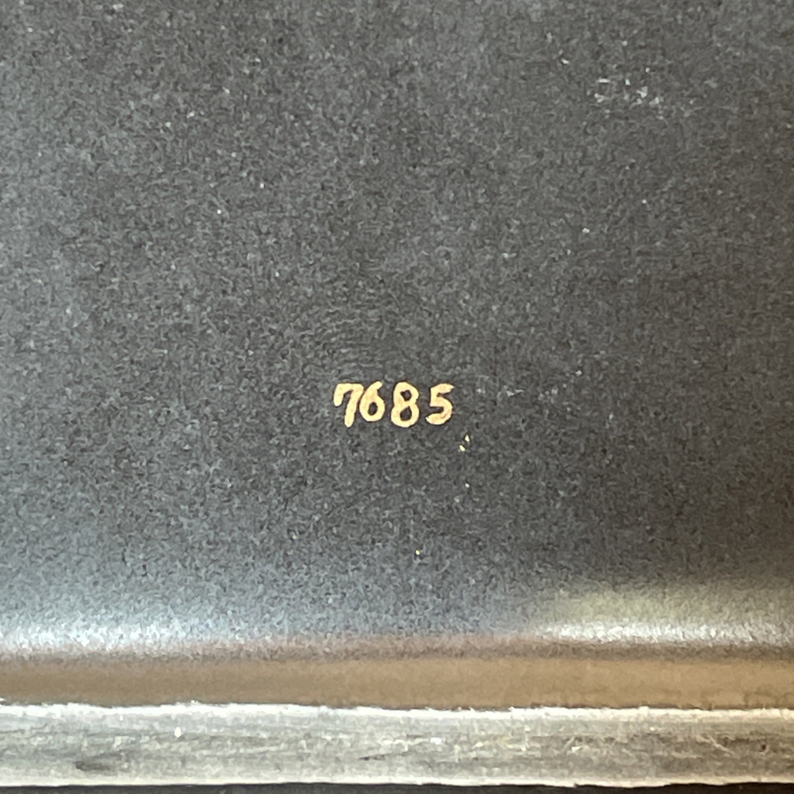 Decorative Book Shaped Ceramic Storage Trinket Box Black & Gold 7685