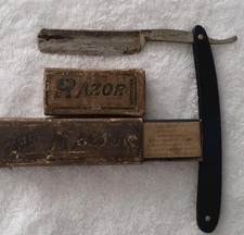 GERMANY KASTOR STRAIGHT EDGE RAZOR Shaving German WW1 Era Vintage