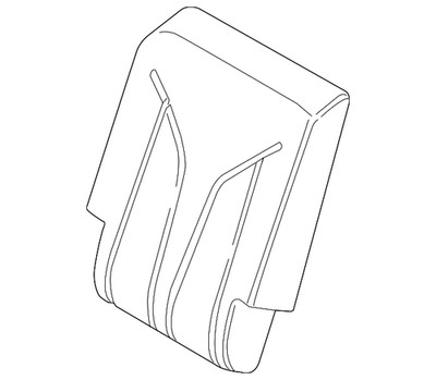 Genuine Ford Cover Assembly Rear Seat Back FA1Z-5866600-EC