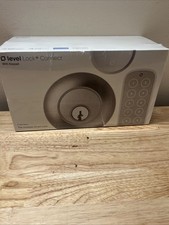 Level - Lock Connect Keypad Smart Lock BT/Wi-Fi Dead Bolt Lock Satin Nickel