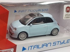 Fiat 500 MondoMotors 1/43 Azzurro 2007