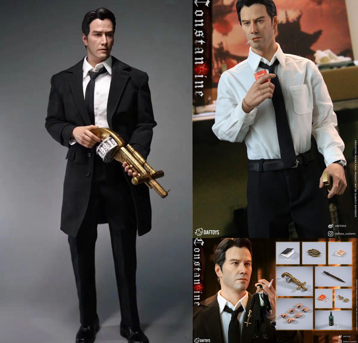 daftoys コンスタンティン DAFTOYS 1/6 Constantine 12in. Action Figure In Stock NEW | eBay