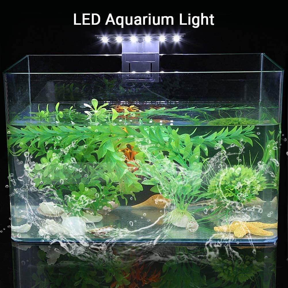 2024 LED Aquarium Beleuchtung Laterne Aufsetzleuchte Klemmlampe Licht