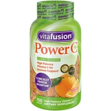 vitafusion Power C Vitamin Gummies, Orange - 150 Count