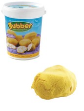 BUBBER GELB Modelliermasse Knetmasse Modellier-Masse Formen kneten modellieren