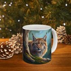 Wildlife Canadian Lynx Ceramic Coffee Cup Mug 11oz