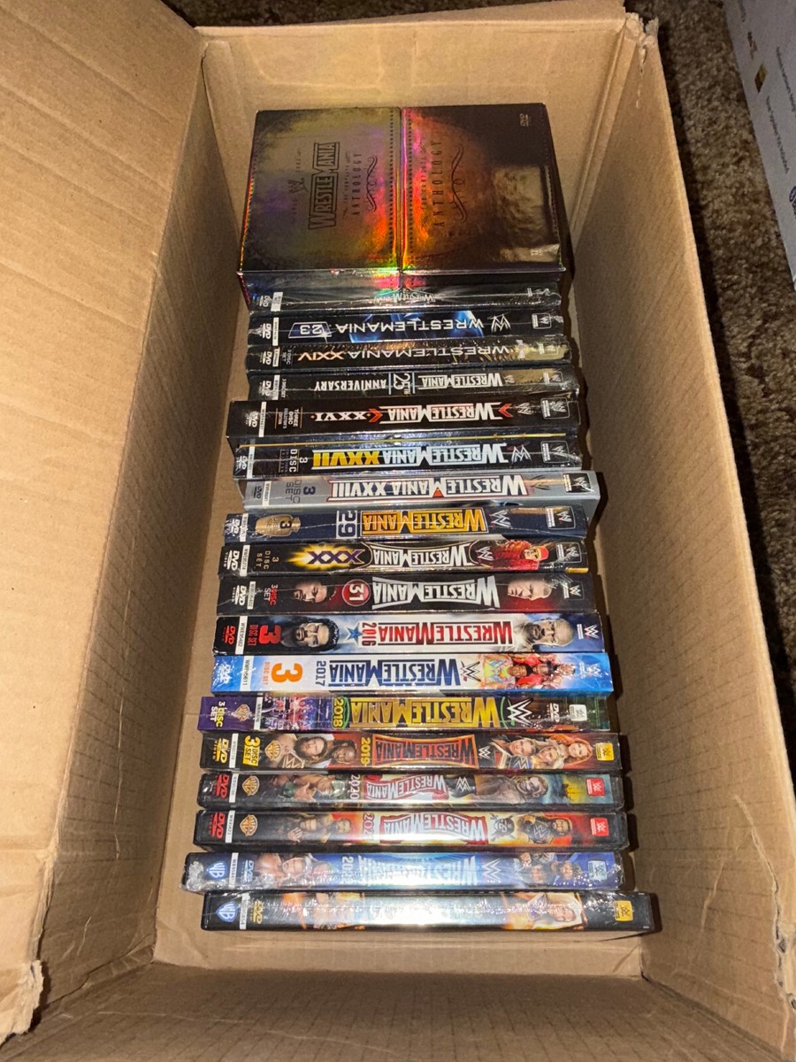 WWE Wrestlemania Anthology Collection 1-39 DVD Brand NEW