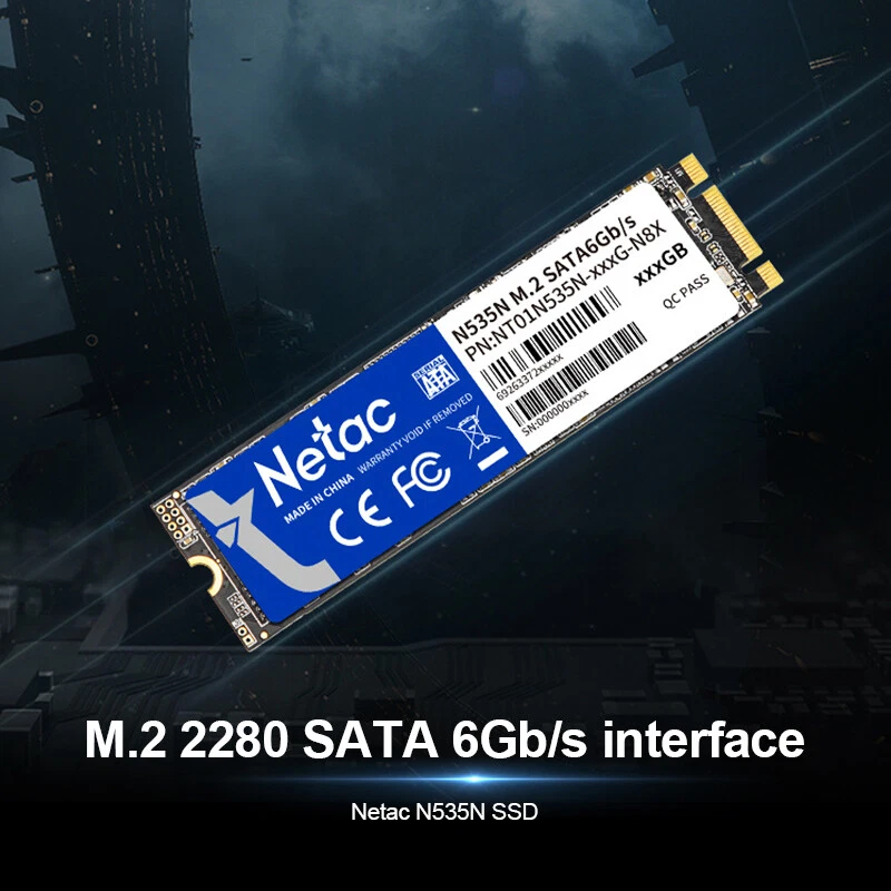 Netac M.2 SATA SSD 960GB 480GB SSD Internal Solid State Drive - Image 3 of 4