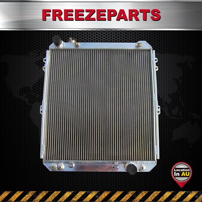 3Row Radiator For Toyota Hilux Surf KZN130 1KZ-TE 3.0TD 3.0L 4cyl AT MT ...