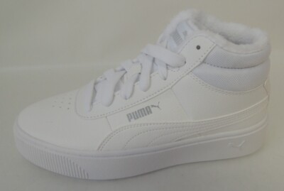 NEU Puma Vikky Stacked Mid WTR Junior 35,5 Winter Sneaker Boots 375615-01 white