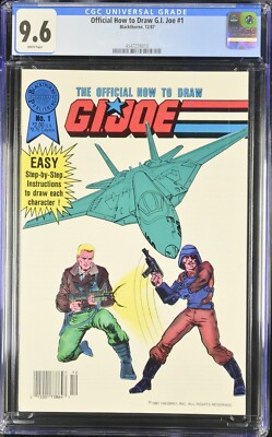 The Official How to Draw G. I. Joe #1 (Blackthorne Publishing, 1987) CGC NM+ 9.6